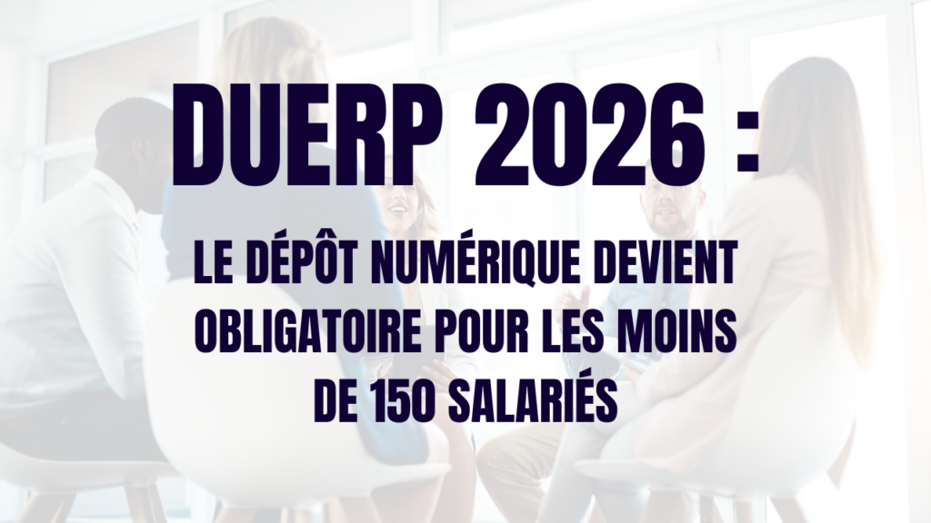 Dépôt numérique DUERP 2026