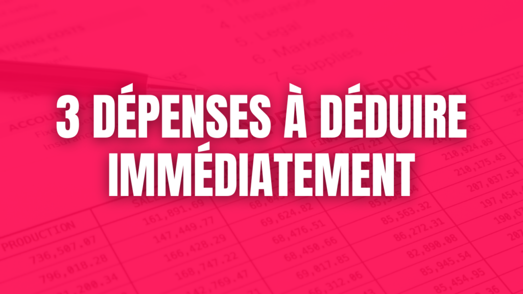 Charges déductibles auto-entrepreneur